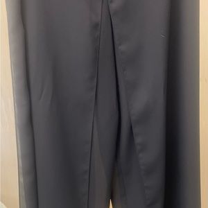 Adrianna Papell Chiffon Black Evening Pants 16